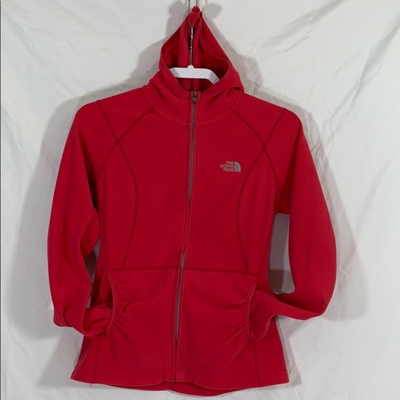 The North Face Jacket Fleece pink Pockets Hooded S - Picture 2 of 16